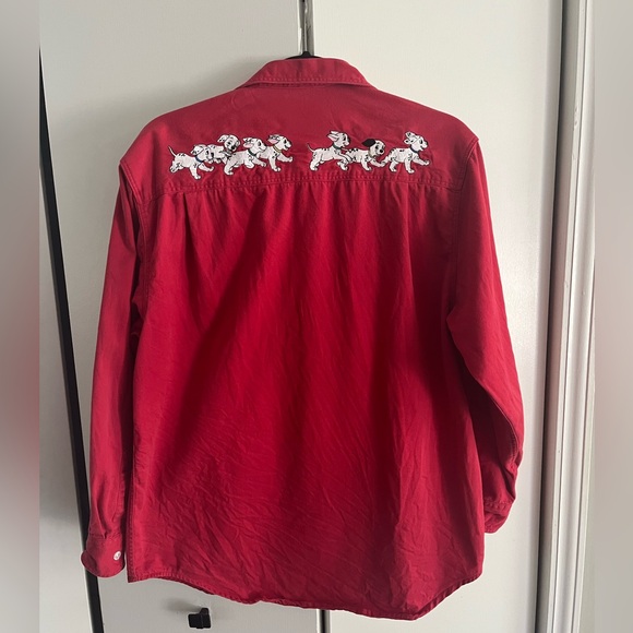 Vintage The Disney Store 101 Dalmatians Button Down Shirt - Picture 4 of 5